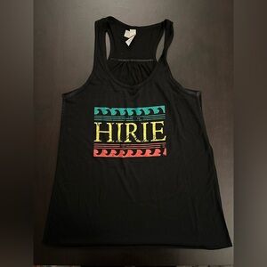 HIRIE Reggae Black Racerback Tank Top